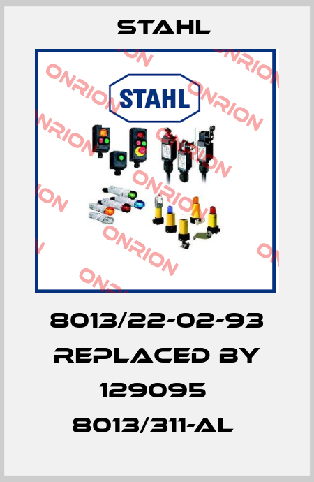 8013/22-02-93 REPLACED BY 129095  8013/311-al  Stahl