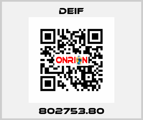 802753.80 Deif