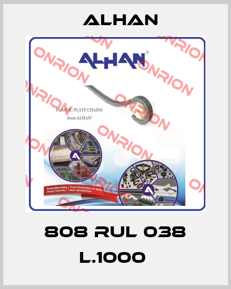808 RUL 038 L.1000  ALHAN