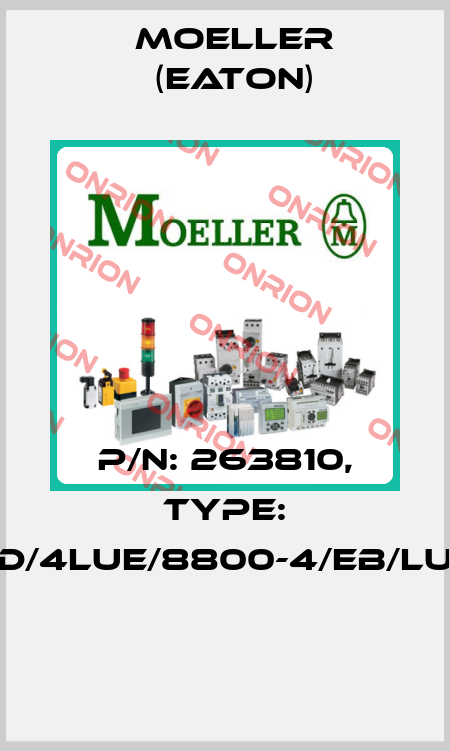 P/N: 263810, Type: NWS-DAD/4LUE/8800-4/EB/LUE/TH/VD  Moeller (Eaton)