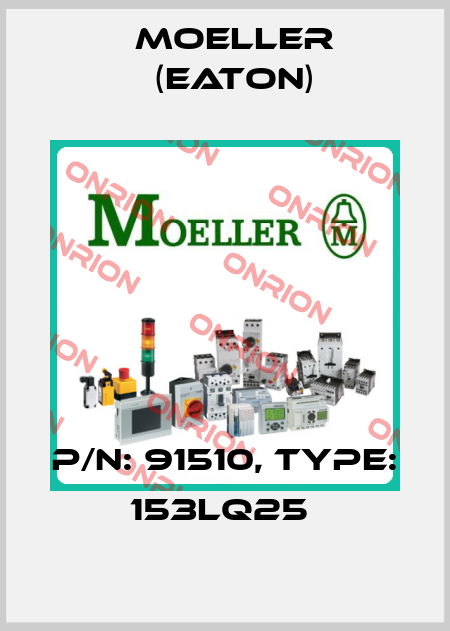 P/N: 91510, Type: 153LQ25  Moeller (Eaton)