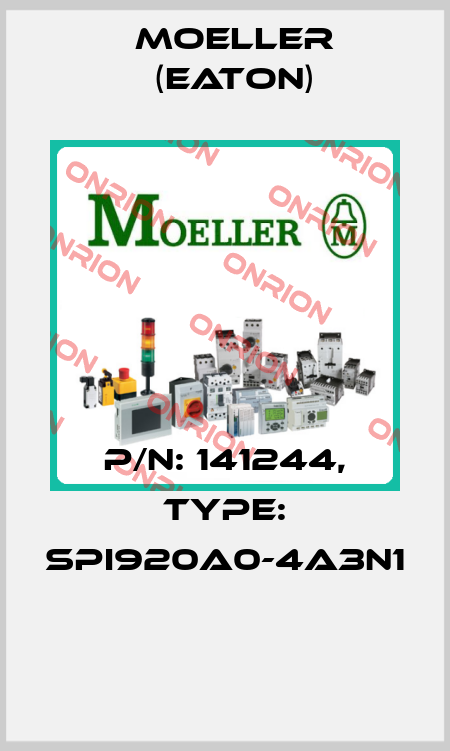 P/N: 141244, Type: SPI920A0-4A3N1  Moeller (Eaton)