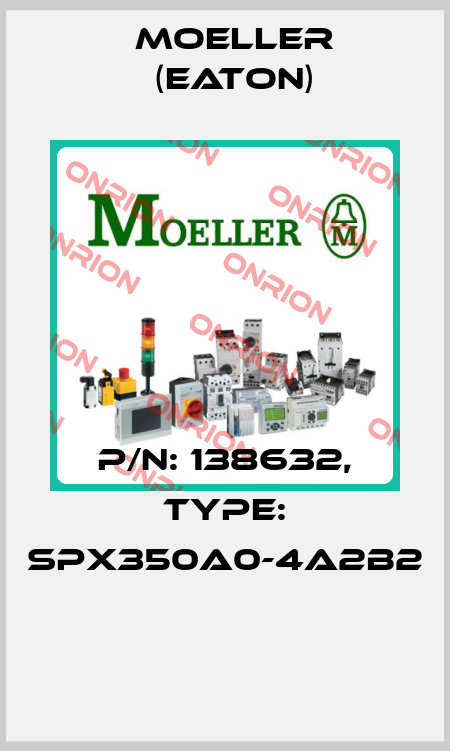 P/N: 138632, Type: SPX350A0-4A2B2  Moeller (Eaton)