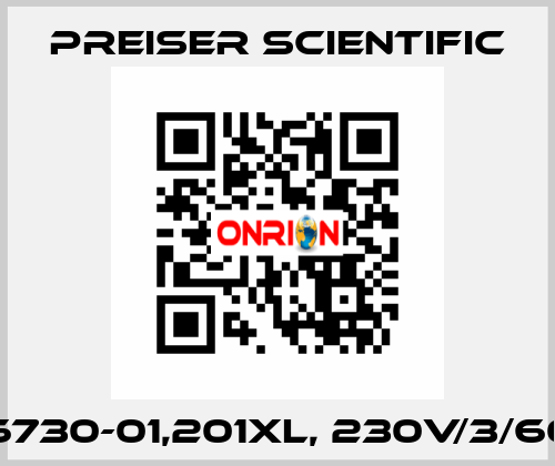 91-6730-01,201XL, 230V/3/60HZ Preiser Scientific