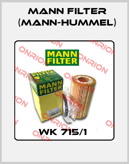 WK 715/1  Mann Filter (Mann-Hummel)