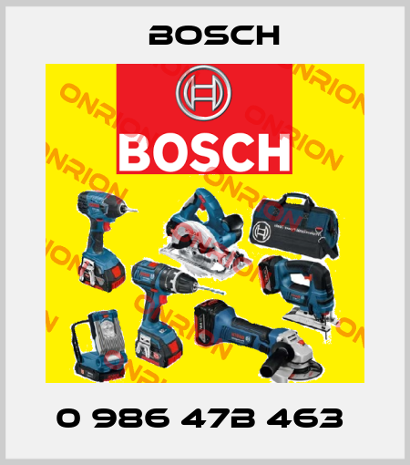 0 986 47B 463  Bosch