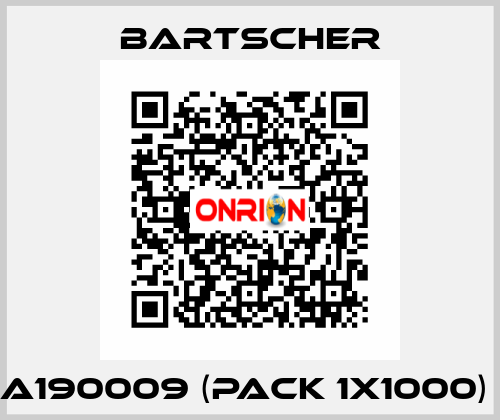 A190009 (pack 1x1000)  Bartscher