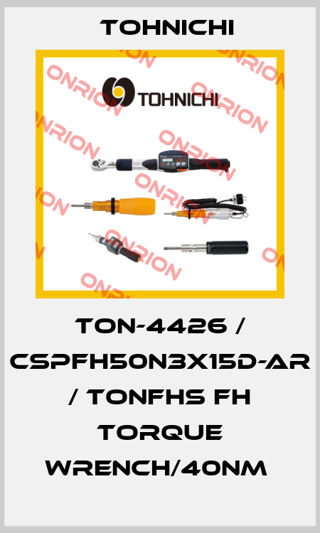 TON-4426 / CSPFH50N3X15D-AR / TONFHS FH Torque Wrench/40Nm  Tohnichi