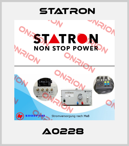 A0228  Statron