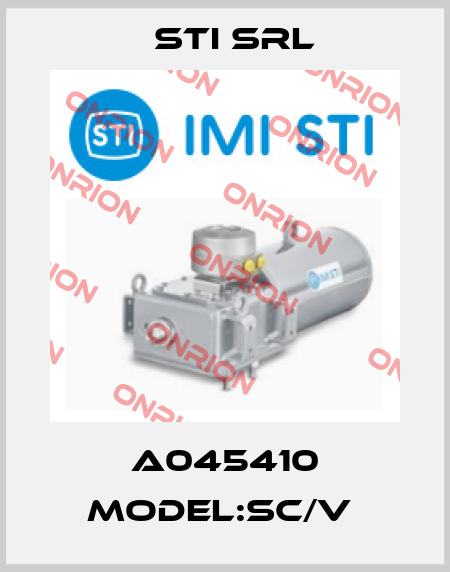 A045410 MODEL:SC/V  STI Srl