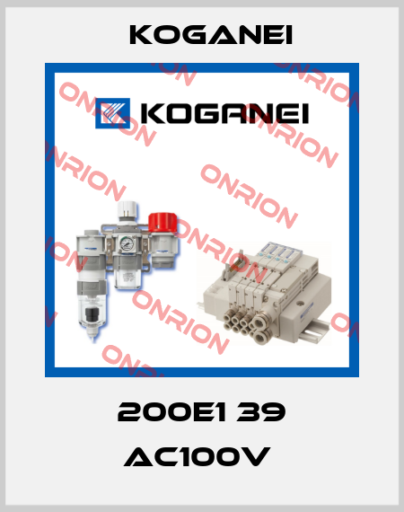 200E1 39 AC100V  Koganei