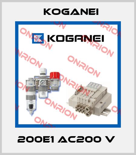 200E1 AC200 V  Koganei