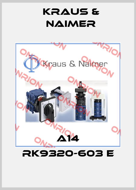 A14 RK9320-603 E Kraus & Naimer
