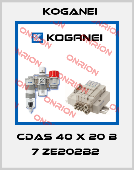 CDAS 40 X 20 B 7 ZE202B2  Koganei