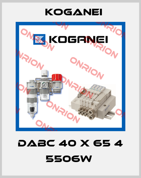 DABC 40 X 65 4 5506W  Koganei