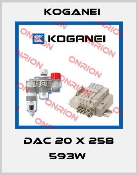 DAC 20 X 258 593W  Koganei