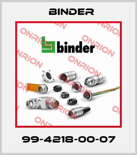 99-4218-00-07 Binder
