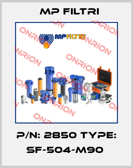 P/N: 2850 Type: SF-504-M90  MP Filtri
