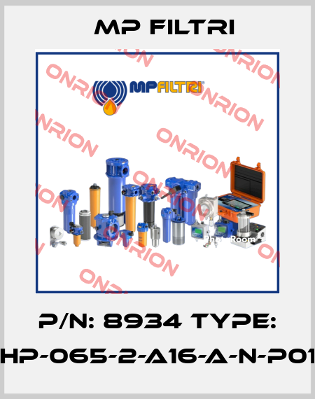 P/N: 8934 Type: HP-065-2-A16-A-N-P01 MP Filtri