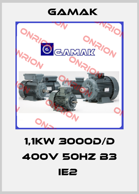 1,1KW 3000D/D 400V 50HZ B3 IE2  Gamak