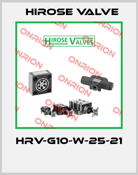 HRV-G10-W-25-21  Hirose Valve