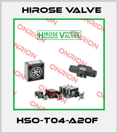 HSO-T04-A20F  Hirose Valve