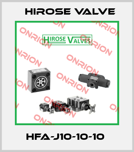 HFA-J10-10-10  Hirose Valve