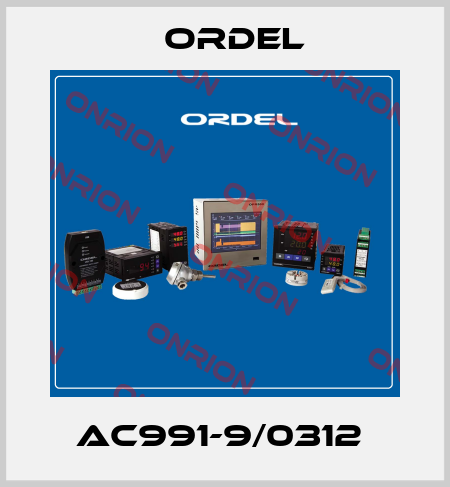 AC991-9/0312  Ordel