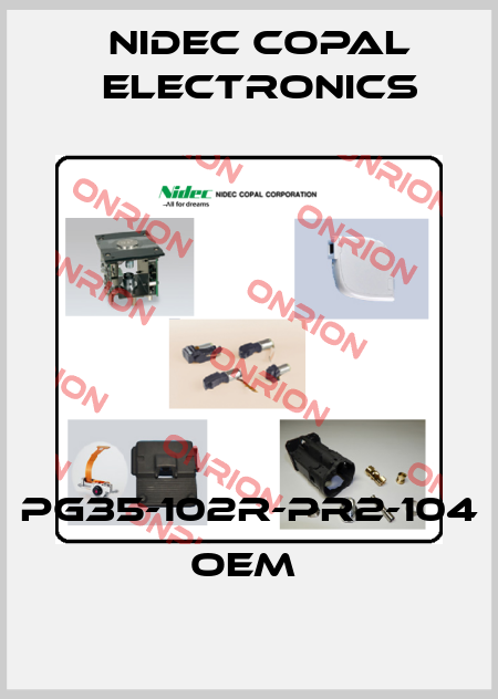 PG35-102R-PR2-104 oem  Nidec Copal Electronics