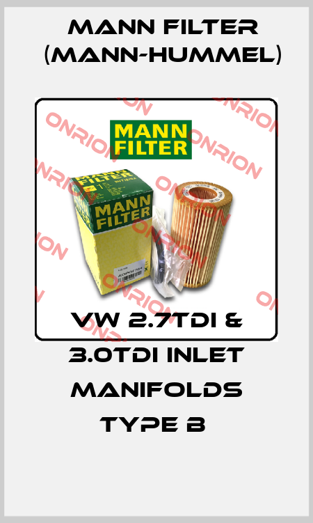 VW 2.7tdi & 3.0tdi Inlet Manifolds Type B  Mann Filter (Mann-Hummel)