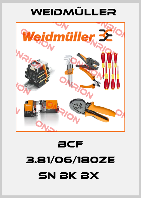 BCF 3.81/06/180ZE SN BK BX  Weidmüller