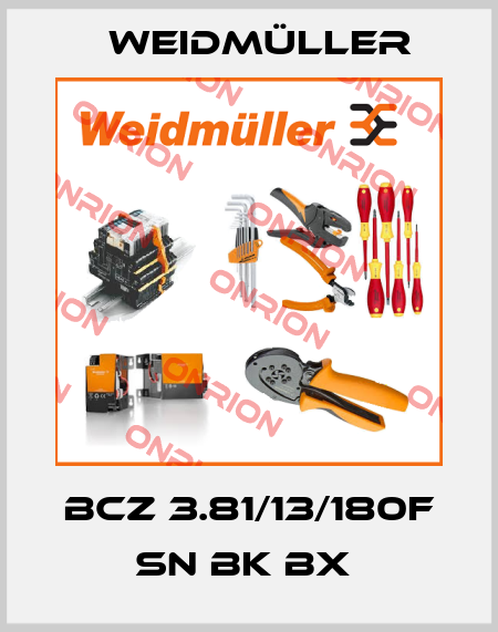 BCZ 3.81/13/180F SN BK BX  Weidmüller