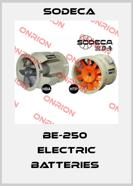 BE-250  ELECTRIC BATTERIES  Sodeca