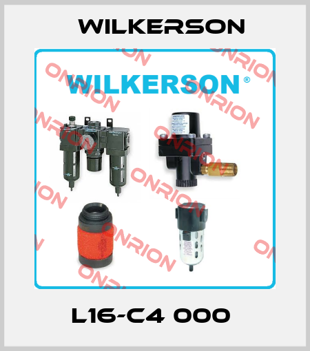 L16-C4 000  Wilkerson