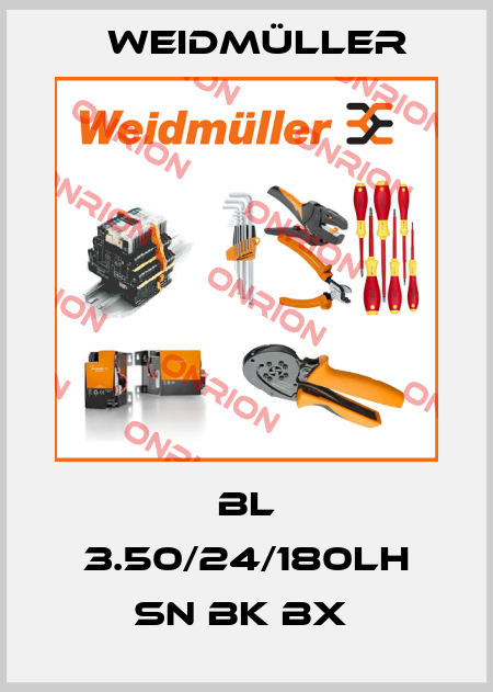 BL 3.50/24/180LH SN BK BX  Weidmüller