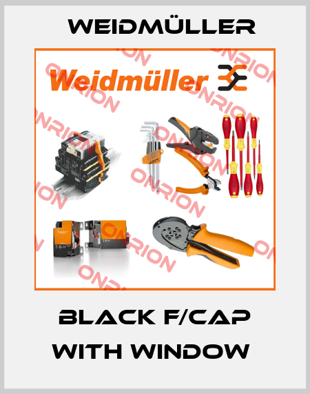 BLACK F/CAP WITH WINDOW  Weidmüller