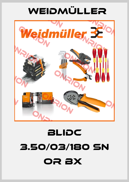 BLIDC 3.50/03/180 SN OR BX  Weidmüller