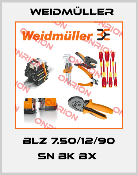 BLZ 7.50/12/90 SN BK BX  Weidmüller