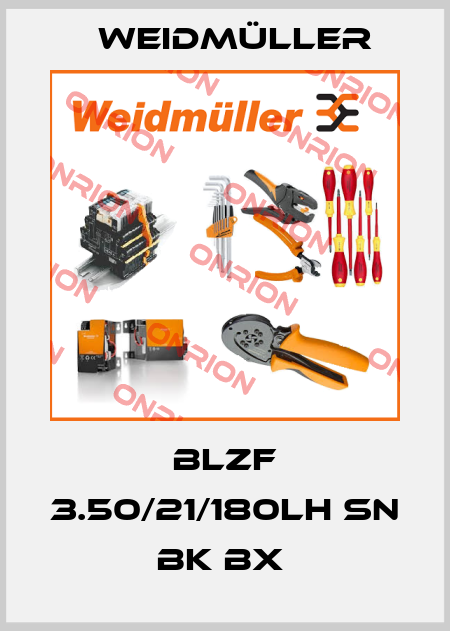 BLZF 3.50/21/180LH SN BK BX  Weidmüller