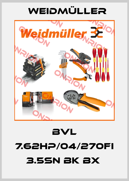 BVL 7.62HP/04/270FI 3.5SN BK BX  Weidmüller