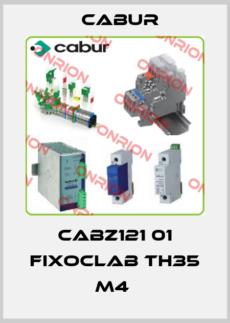 CABZ121 01 FIXOCLAB TH35 M4  Cabur