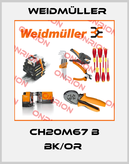 CH20M67 B BK/OR  Weidmüller