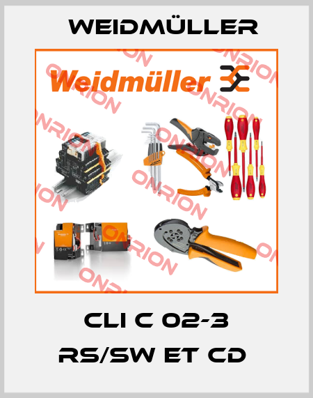 CLI C 02-3 RS/SW ET CD  Weidmüller