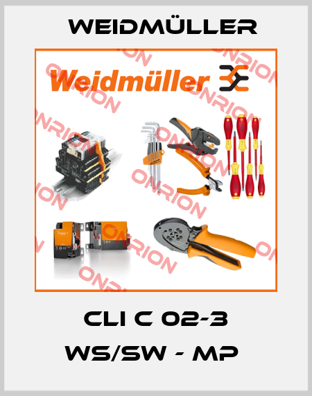 CLI C 02-3 WS/SW - MP  Weidmüller