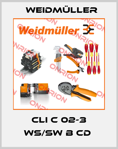 CLI C 02-3 WS/SW B CD  Weidmüller