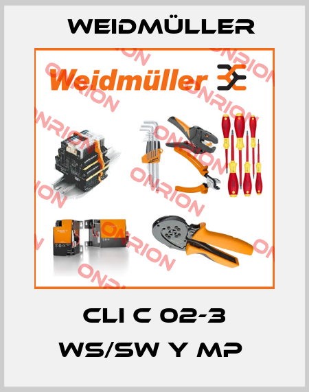 CLI C 02-3 WS/SW Y MP  Weidmüller