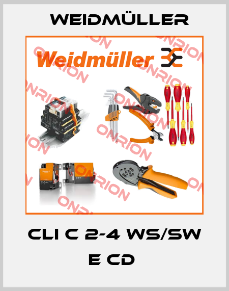 CLI C 2-4 WS/SW E CD  Weidmüller