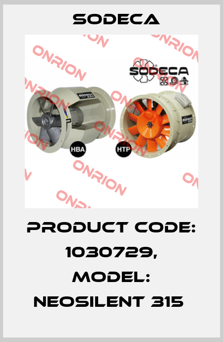 Product Code: 1030729, Model: NEOSILENT 315  Sodeca
