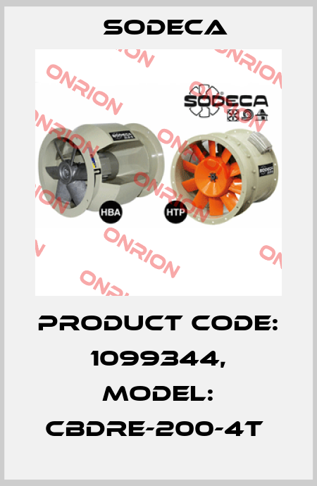 Product Code: 1099344, Model: CBDRE-200-4T  Sodeca
