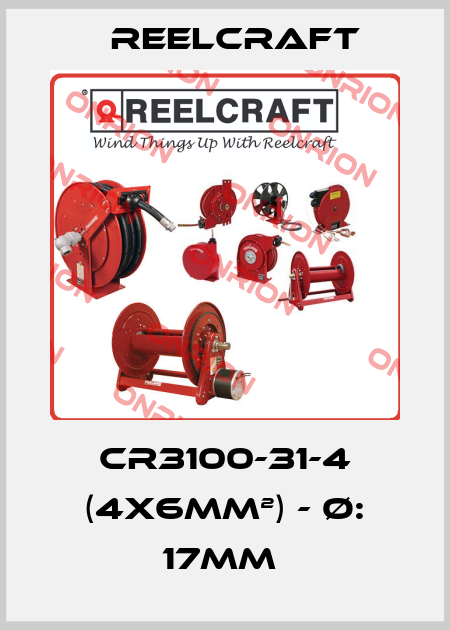 CR3100-31-4 (4X6MM²) - Ø: 17MM  Reelcraft